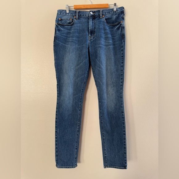 Mens Pacsun Stacked Skinny Dark Wash Jeans 33x32 - Picture 2 of 6